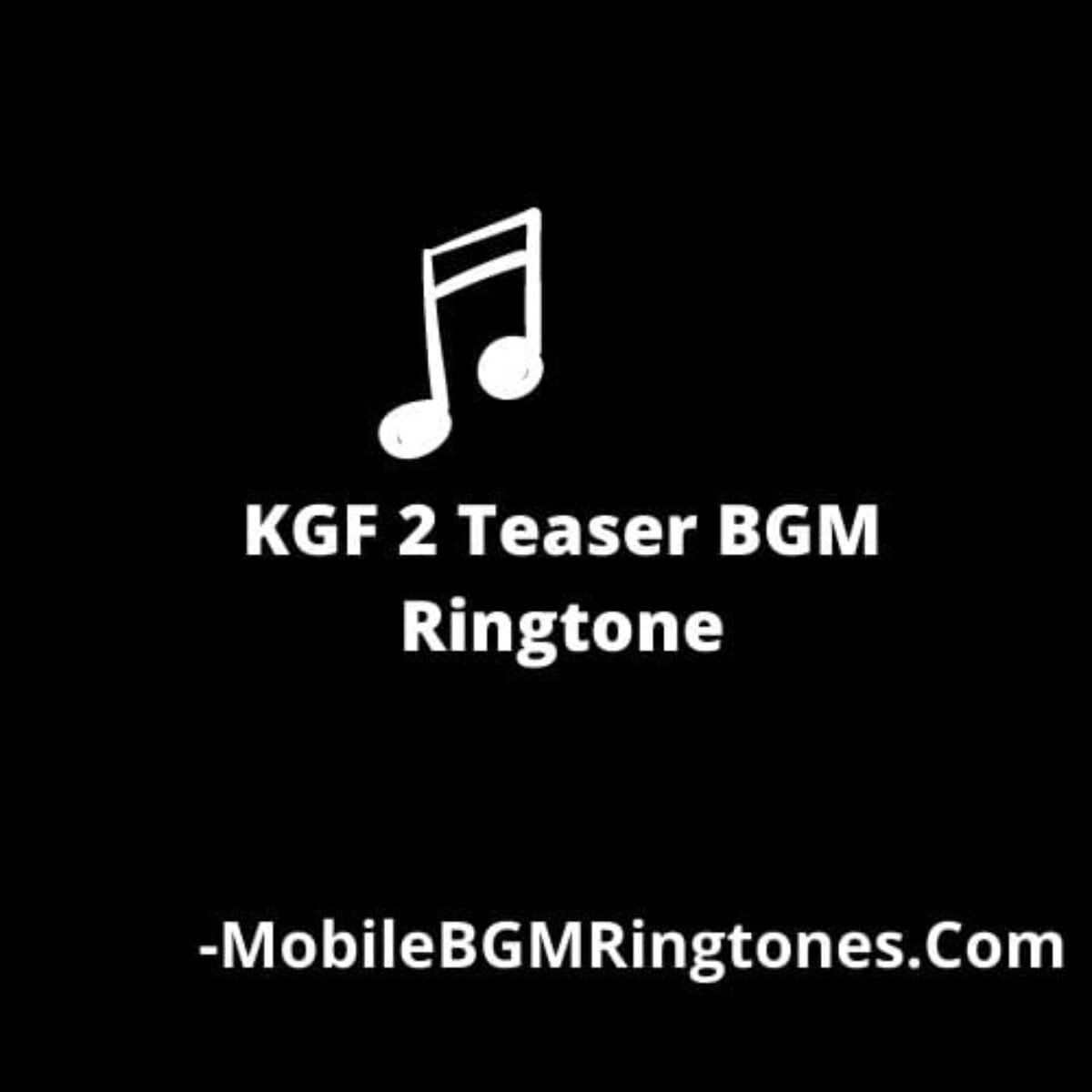 KGF 2 Teaser BGM Ringtone [Download] 